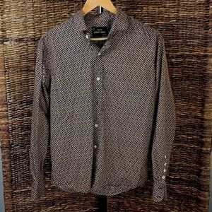 Robert James Pattern Small Batch Button up Long Sleeve Shirt Medium
